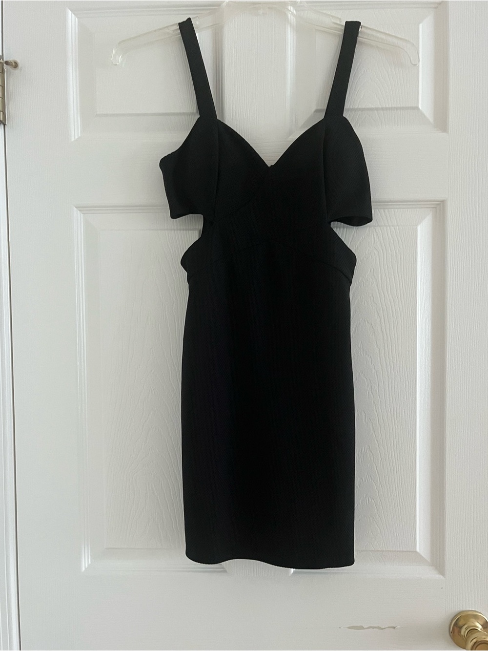 Wet Seal Black Cutout Mini Dress